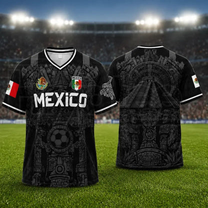 2026 Mexico Soccer Jersey – Retro White & Red Shirt with Iconic Cultural Graphics