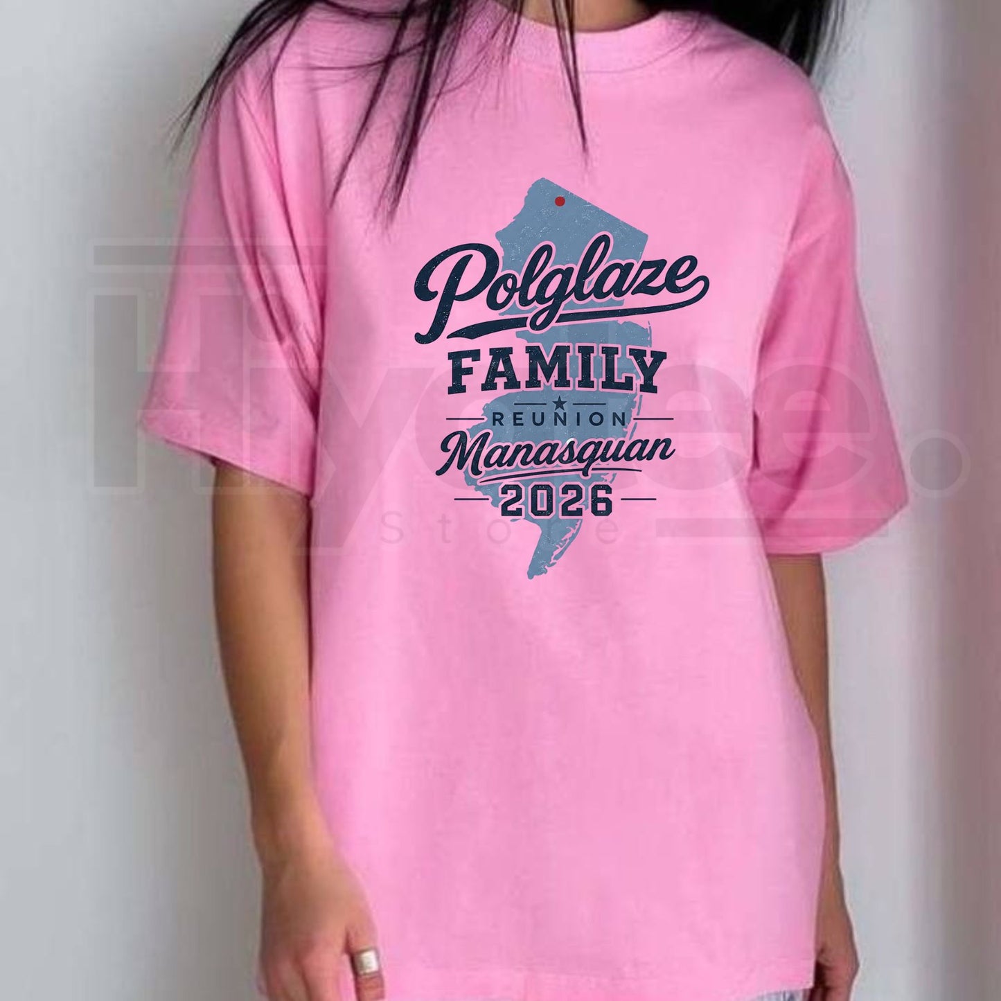 Polglaze Family Reunion Manasquan 2026 T-Shirt – Custom Vacation Keepsake Tee