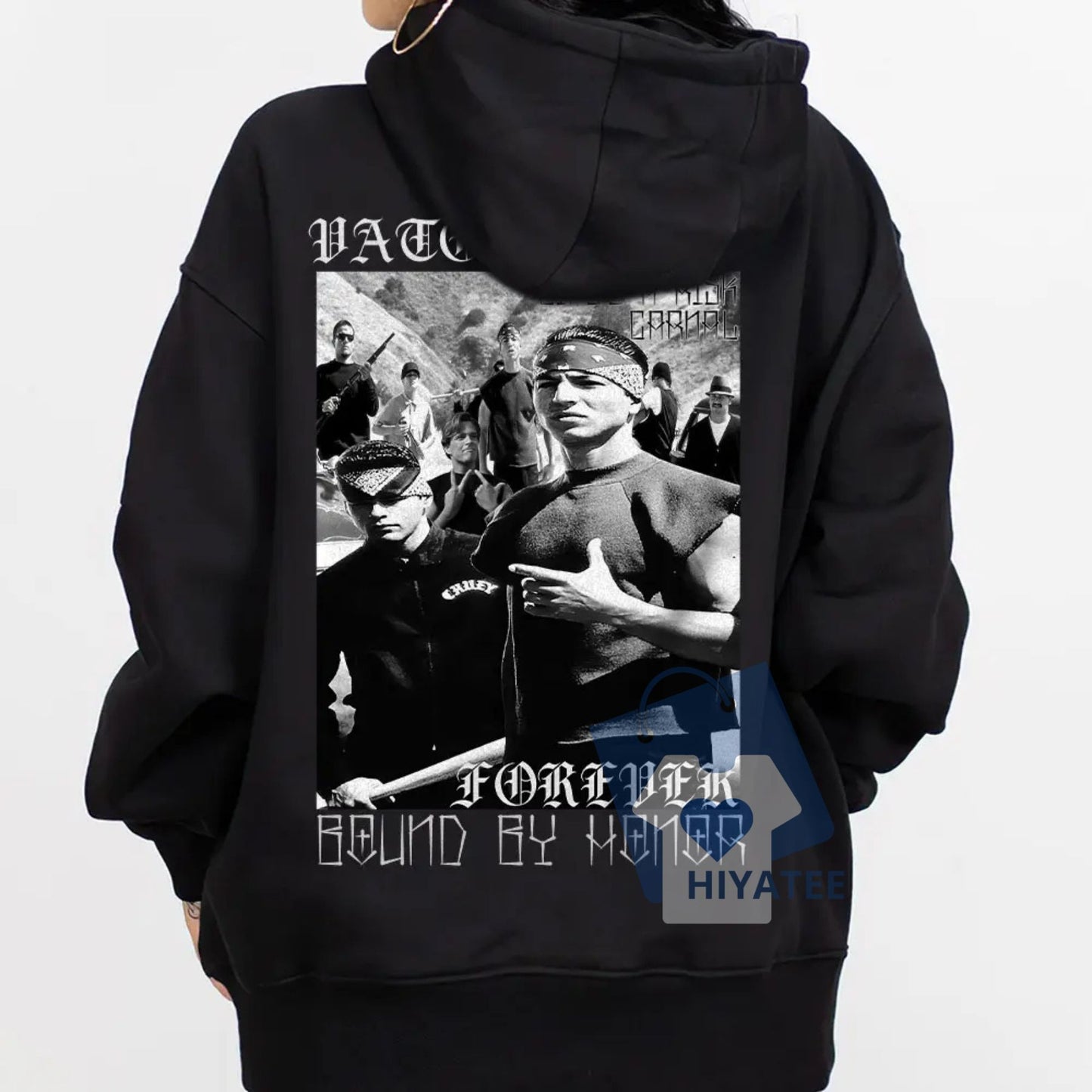 Vatos Locos Forever Hoodie – Chicano Old-School Gangster Streetwear for Men