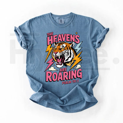 Roaring Heavens Heavy Cotton Unisex Graphic T-Shirt