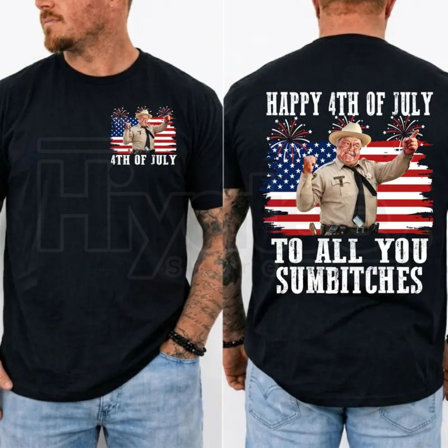 Smokey and the Bandit 4th of July T-Shirt – Funny Sumbitches Independence Day Tee