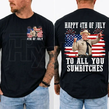 Smokey and the Bandit 4th of July T-Shirt – Funny Sumbitches Independence Day Tee