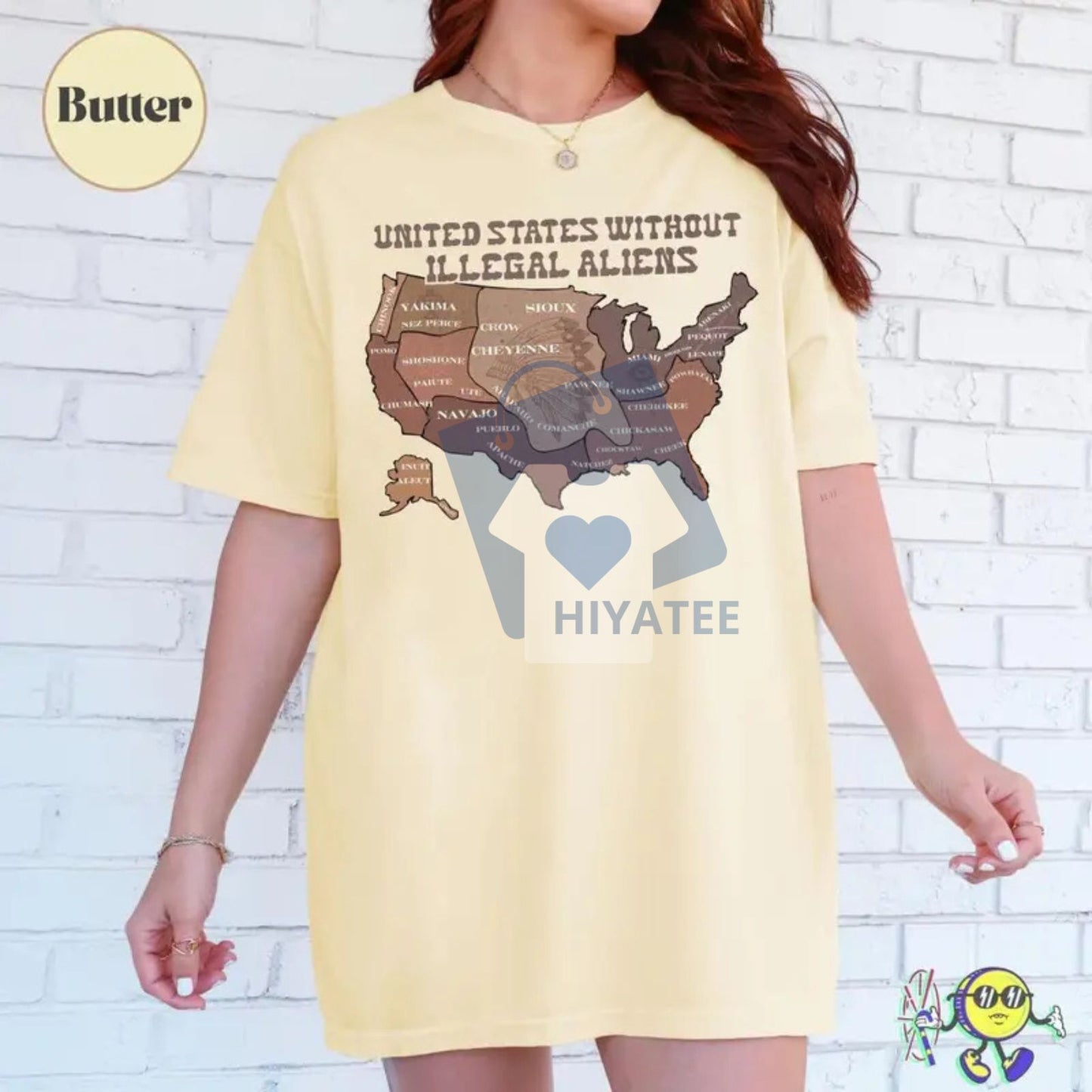 US Without Illegal Aliens T-Shirt – Native American Pride Tee, Anti ICE Human Rights Shirt, No Human Is Illegal Graphic Top