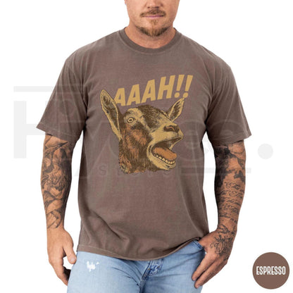 Funny Goat Halloween Shirt Meme Farm Animal Humor Comfort Colors Tee