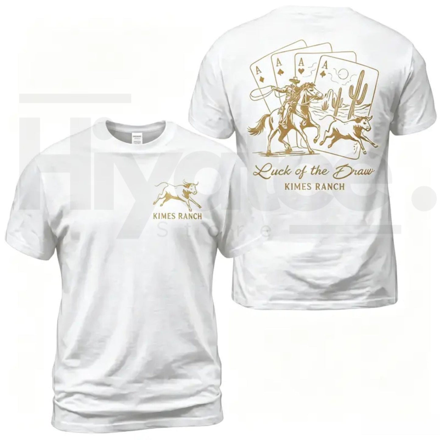 Kimes Ranch Luck Of The Draw T-Shirt – Western Rodeo Graphic Tee