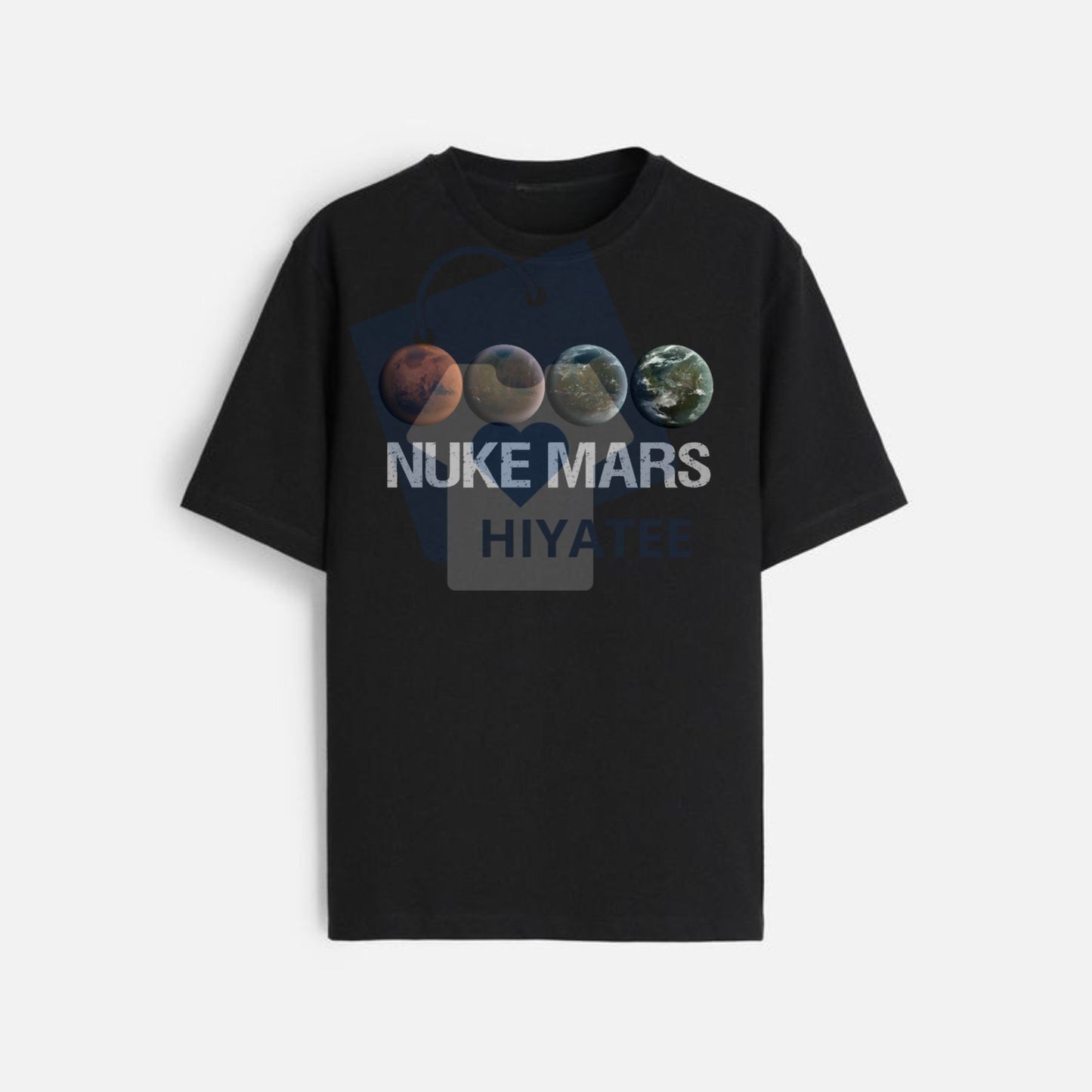 "Nuke Mars" Essential T-Shirt – Bold Space Exploration Graphic Tee, Elon Musk Inspired Apparel