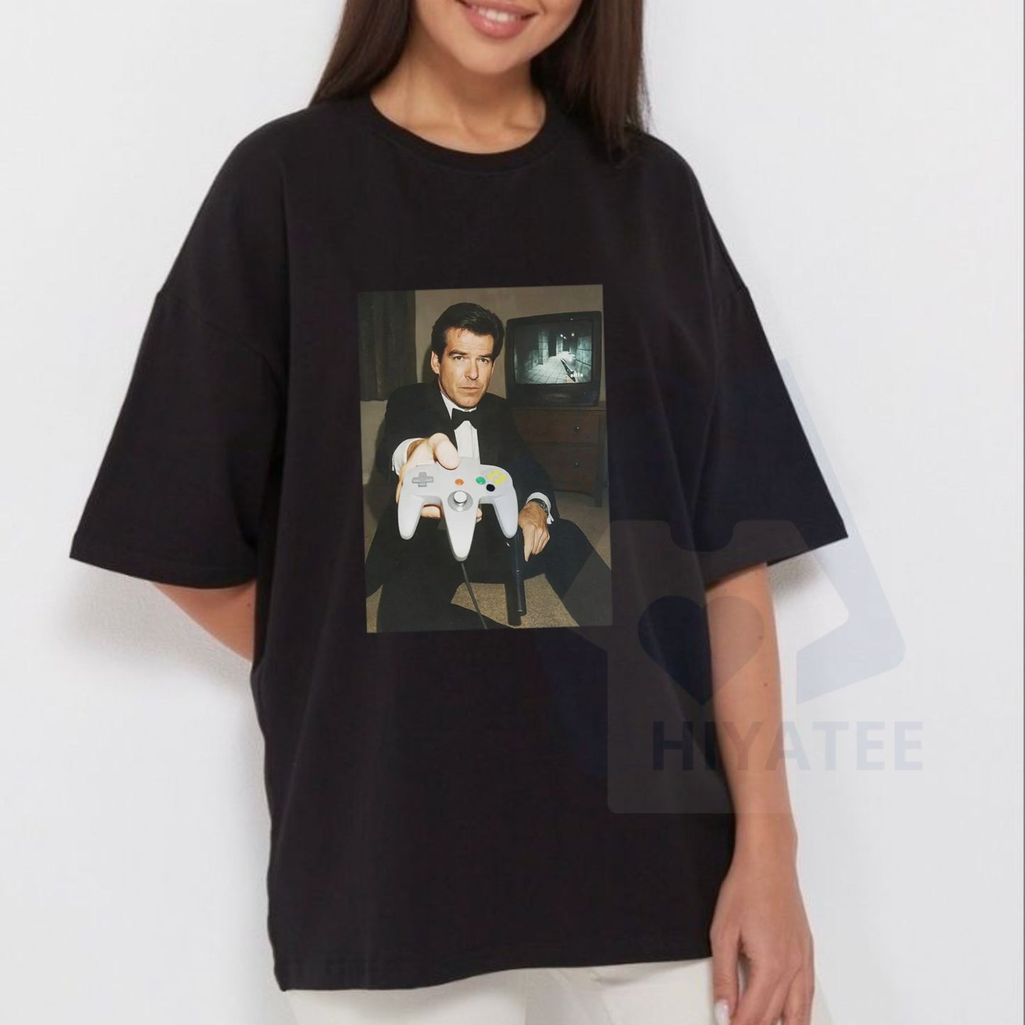 Retro Game Printed Design T-Shirt – Unisex Oversized Crew Neck Tee