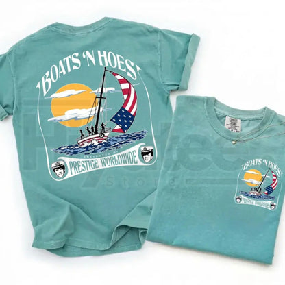 Comfort Colors® Boats and Hoez Tee – Retro Step Brothers Movie T-Shirt