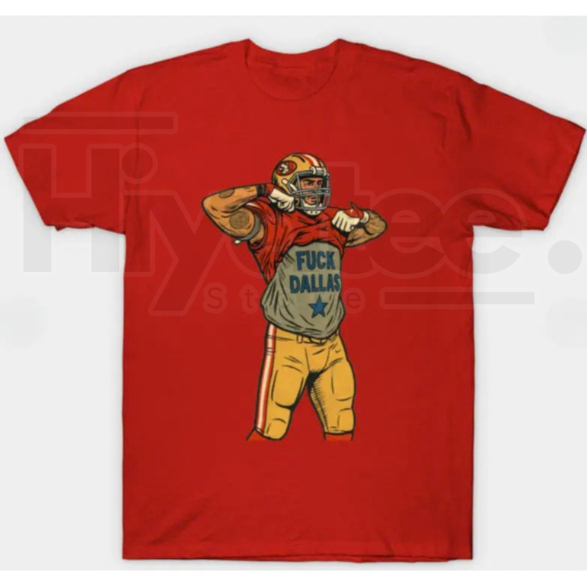 Vintage San Francisco City Football T-Shirt – Retro Comic Style Game Day Tee