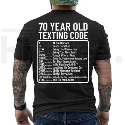 Funny 70th Birthday Shirt ATD At The Doctors Aging Humor Tee