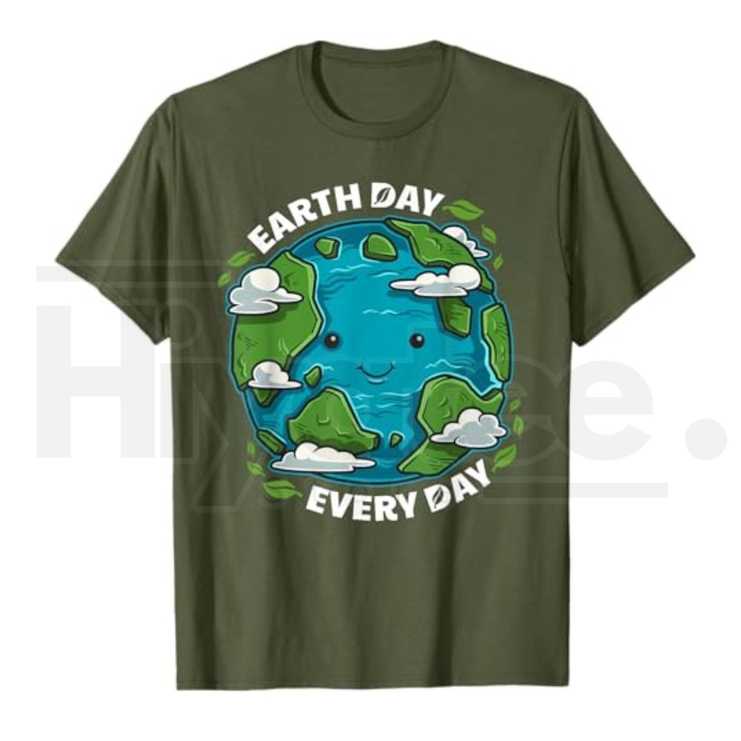 "Earth Day Every Day" – Cute Environmental Eco-Friendly Graphic Top