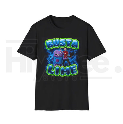 Busta Lime T-Shirt – Funny Colorful Cartoon Alien Hip Hop Music Graphic Tee