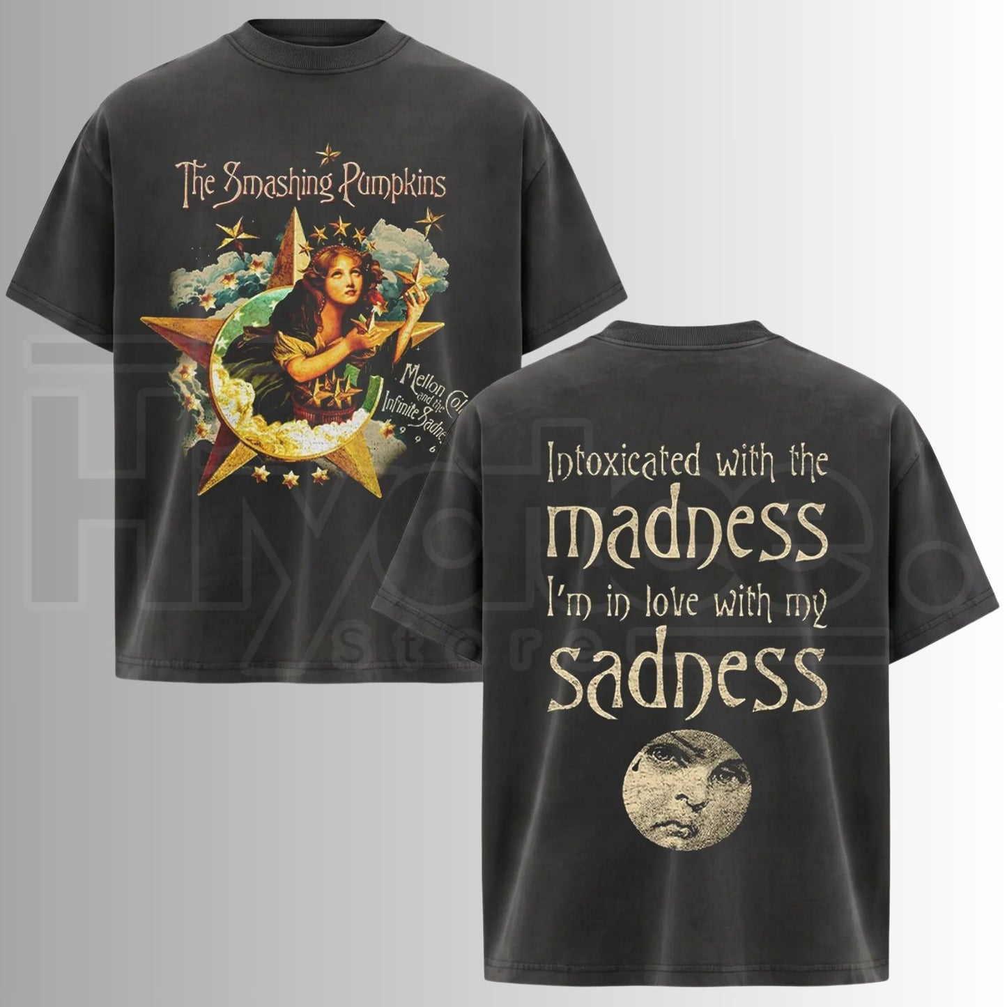Smashing Pumpkins Vintage Alternative Rock Band T-Shirt – Retro Music Tee