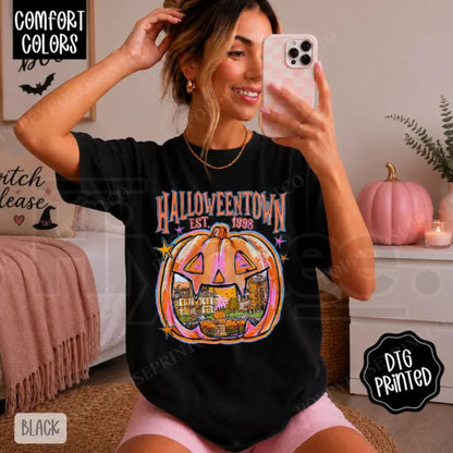 Halloweentown Comfort Colors Shirt Trendy Womens Fall Tshirt Gift for Her