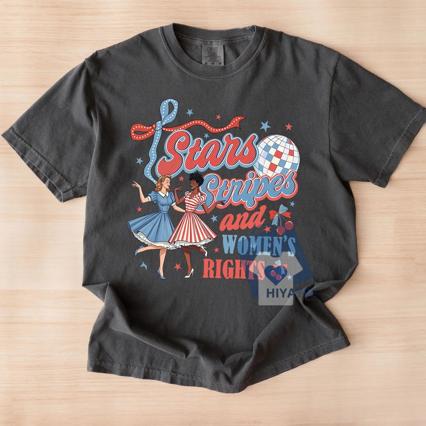 Stars, Stripes & Women’s Rights – Feminist 4th of July Tee