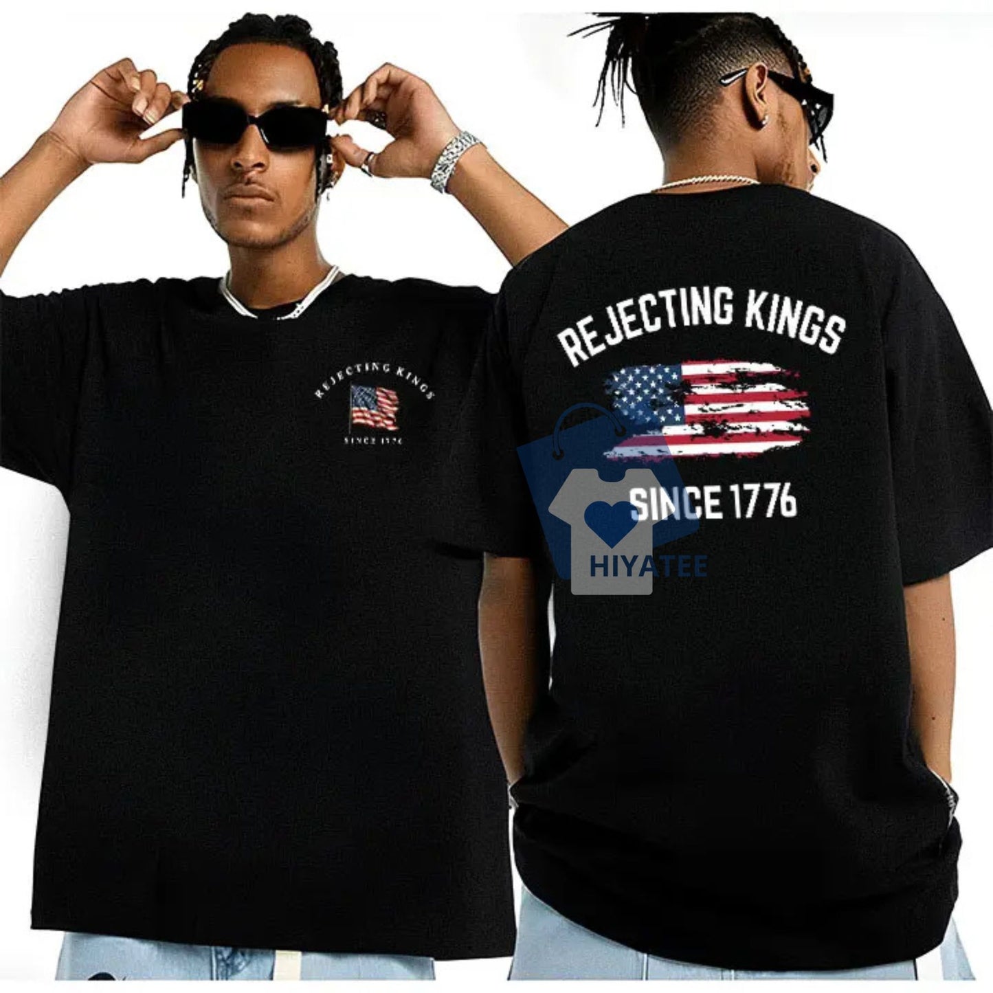 Rejecting Kings Since 1776 Shirt – Pro-Democracy Anti-Authoritarian Tee, No Kings in America Political Shirt
