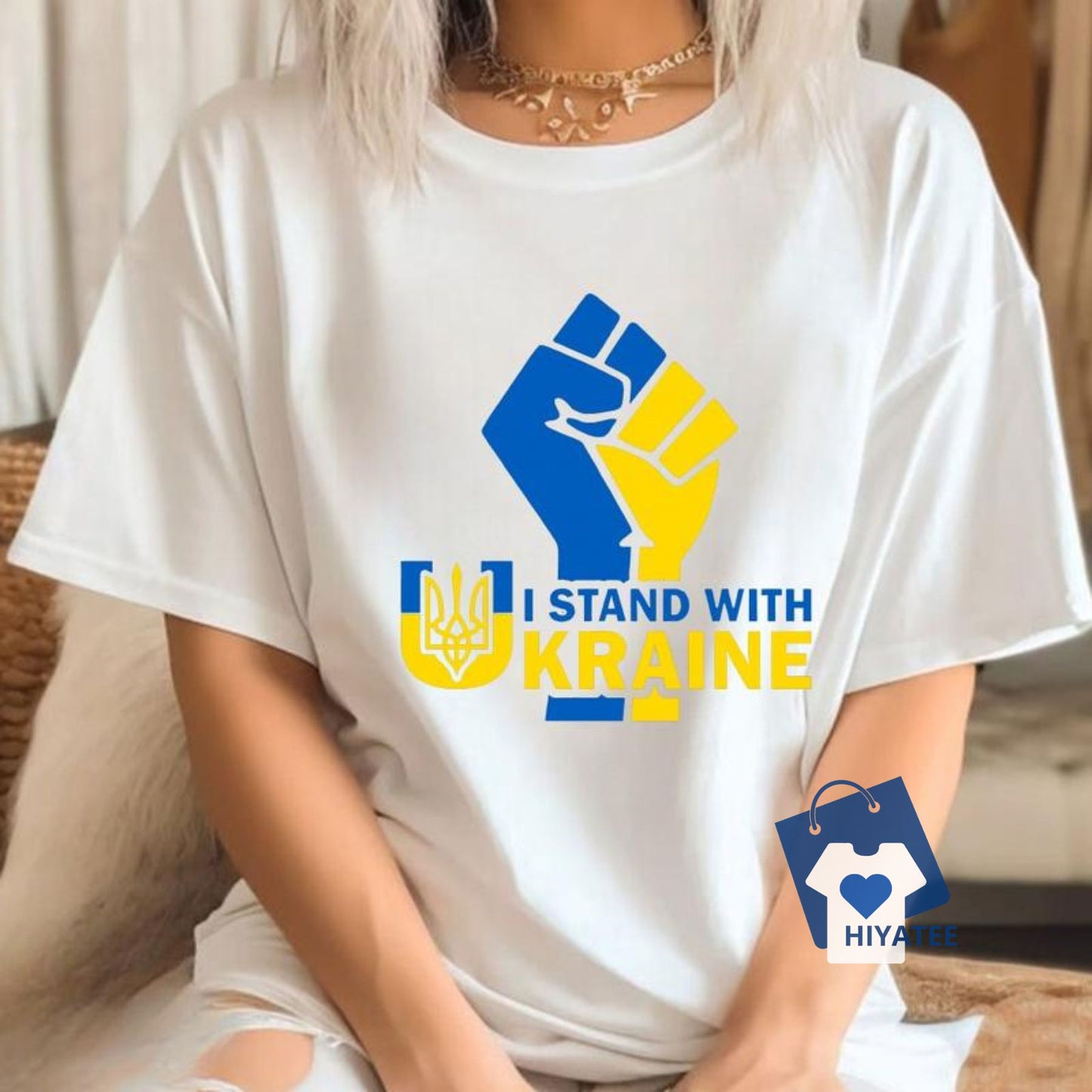 I Stand With Ukraine T-Shirt – Show Your Support for Freedom & Peace!