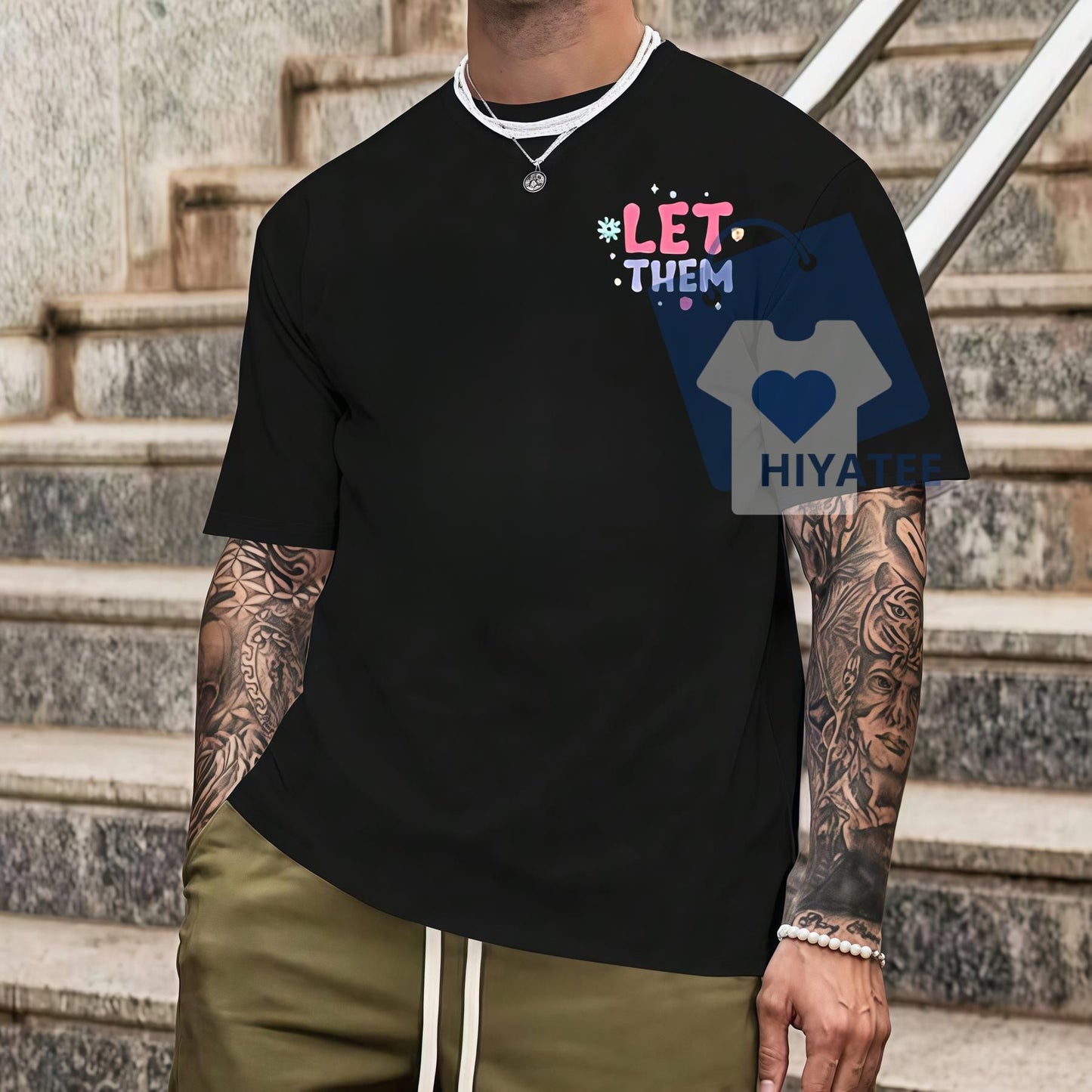 Let Them Inspirational T-Shirt – Motivational Mental Health Awareness Tee, Unisex Comfort Fit