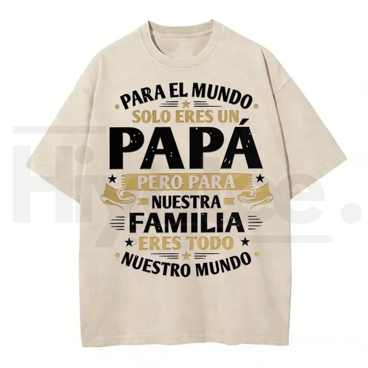 Premium "Papa" Vintage Washed T-Shirt – High-Quality Father’s Day Graphic Tee