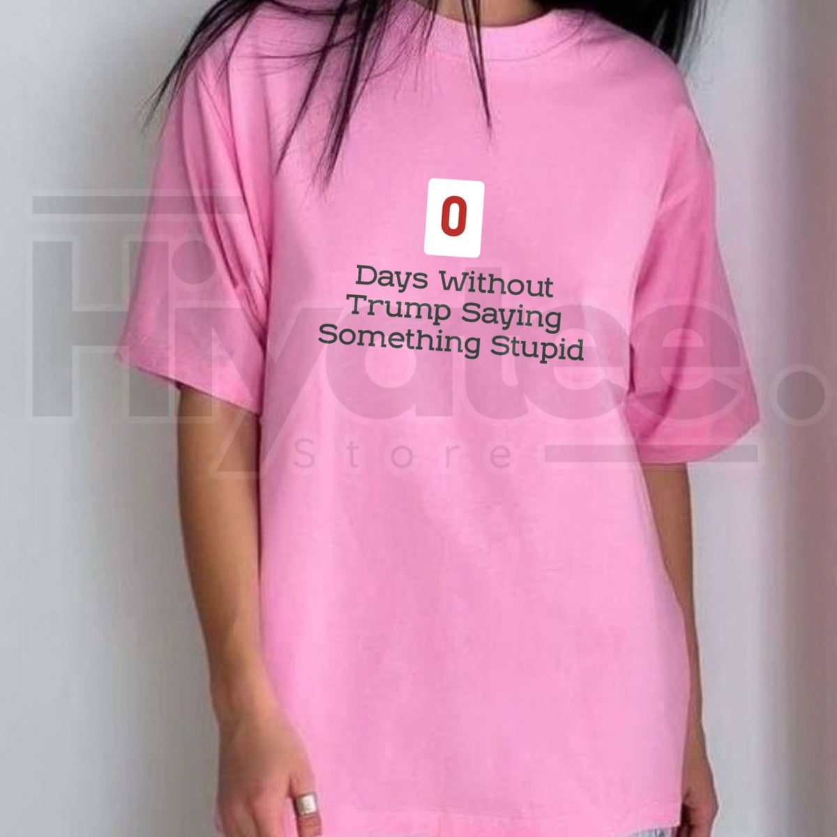 0 Days Without Saying Something Stupid T-Shirt – Funny Sarcastic Political Humor Graphic Tee