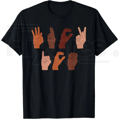 F ck ICE Hand Sign Language T-Shirt – Anti-Deportation Chinga La Migra Tee