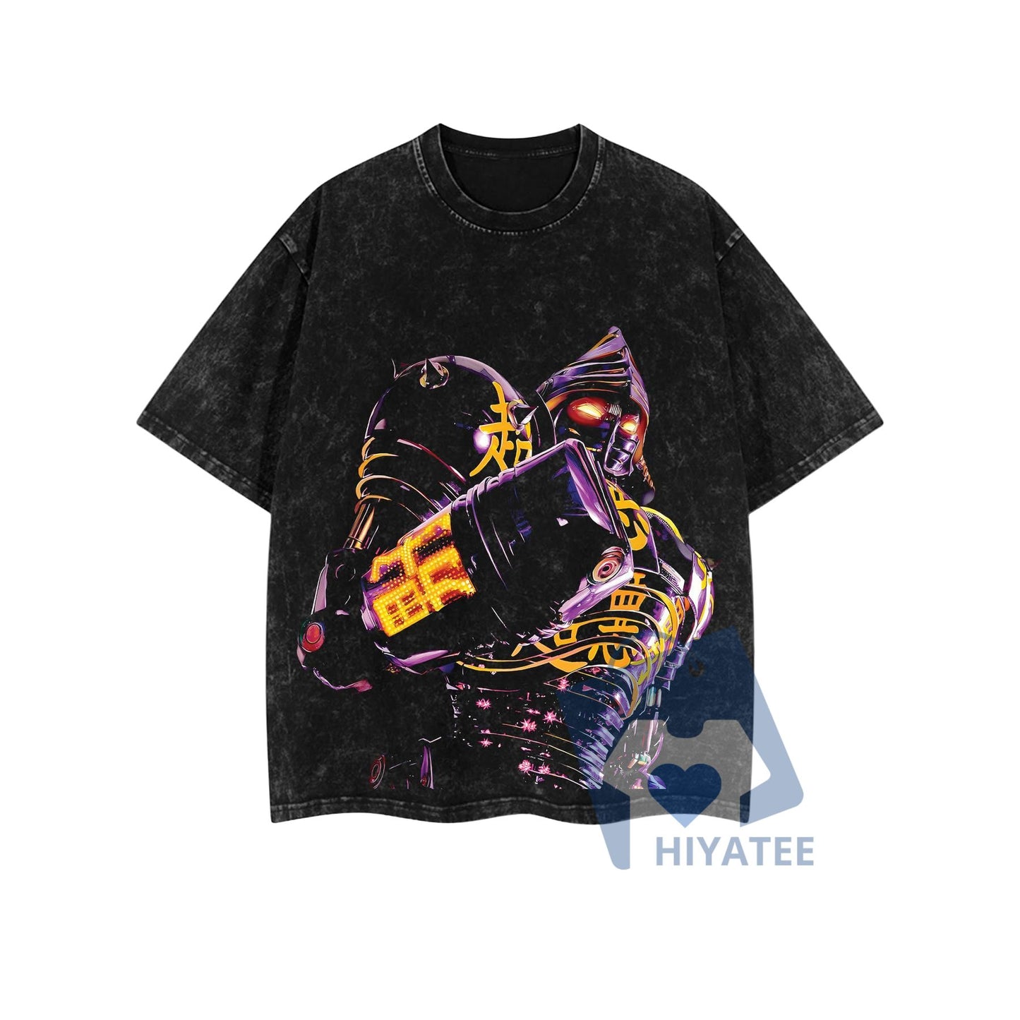 Noisy Boy T-Shirt – Real Steel Movie-Inspired Tee, Oversized Men's Designer Shirt, Classic Fit Floral Print Option