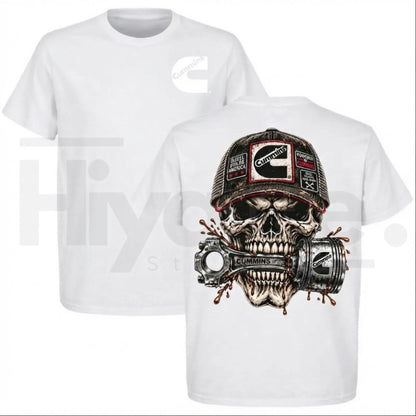 Diesel Skull T-Shirt – American Trucker Graphic Tee