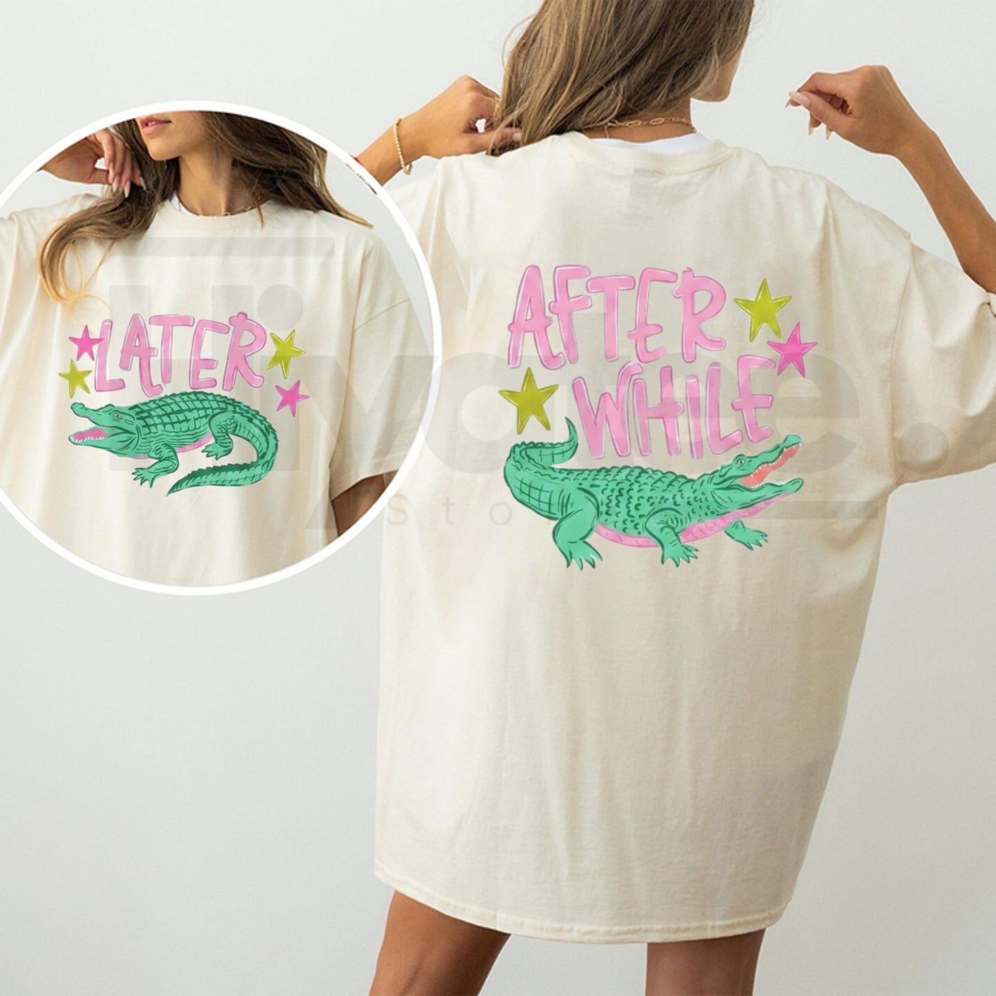 Comfort Colors® Later Gator After While Crocodile Shirt – Funny Summer Retro Graphic Tee