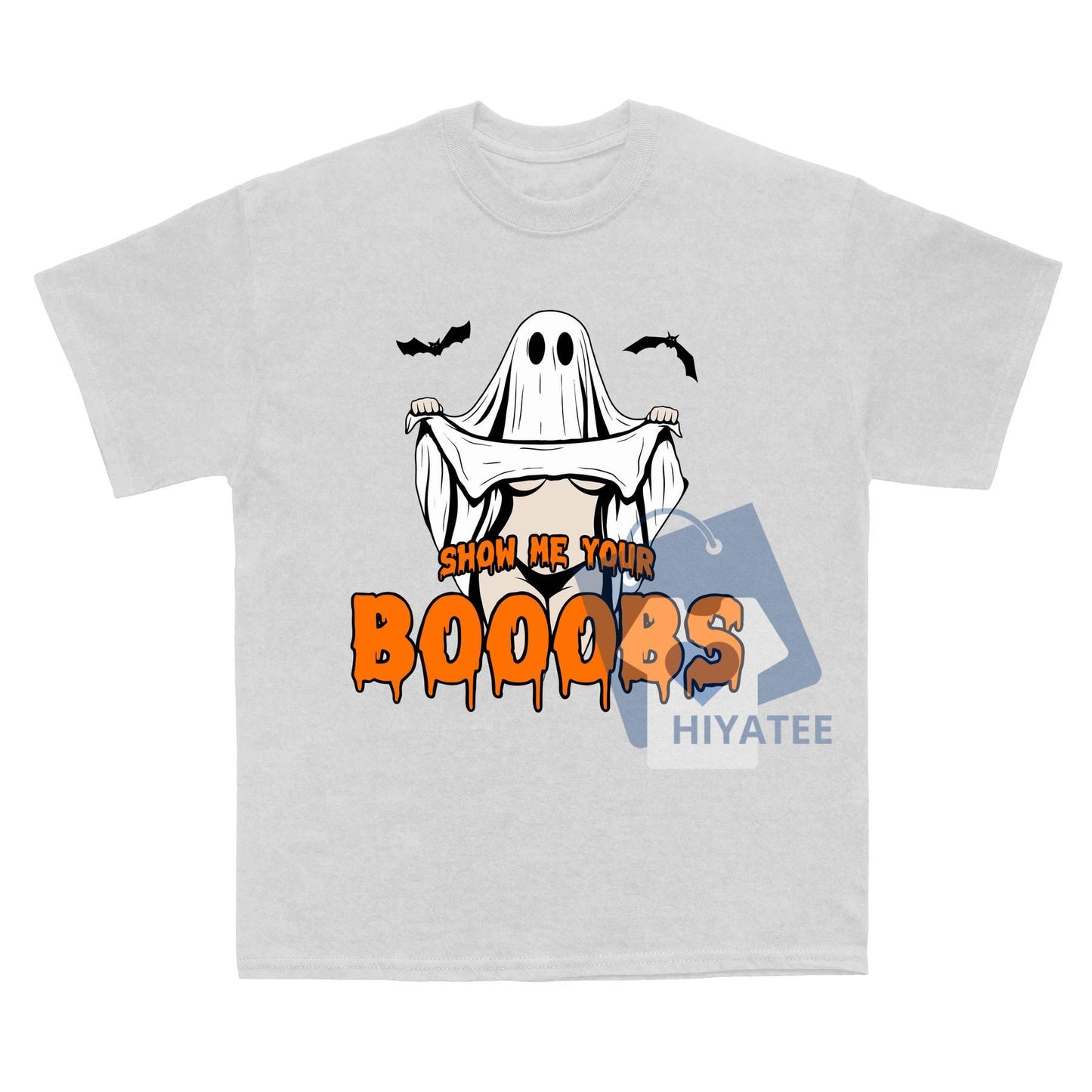 Funny Halloween Ghost T-Shirt – Spooky Season Tee with Trendy Sublimation Print