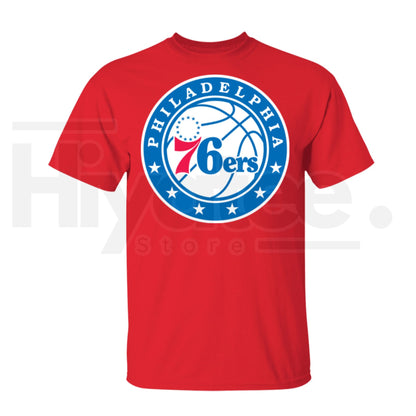 Philadelphia 76ers Logo T-Shirt – Vintage NBA Basketball Graphic Tee