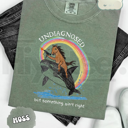 Comfort Colors Sarcastic Undiagnosed Something Ain't Right T-Shirt