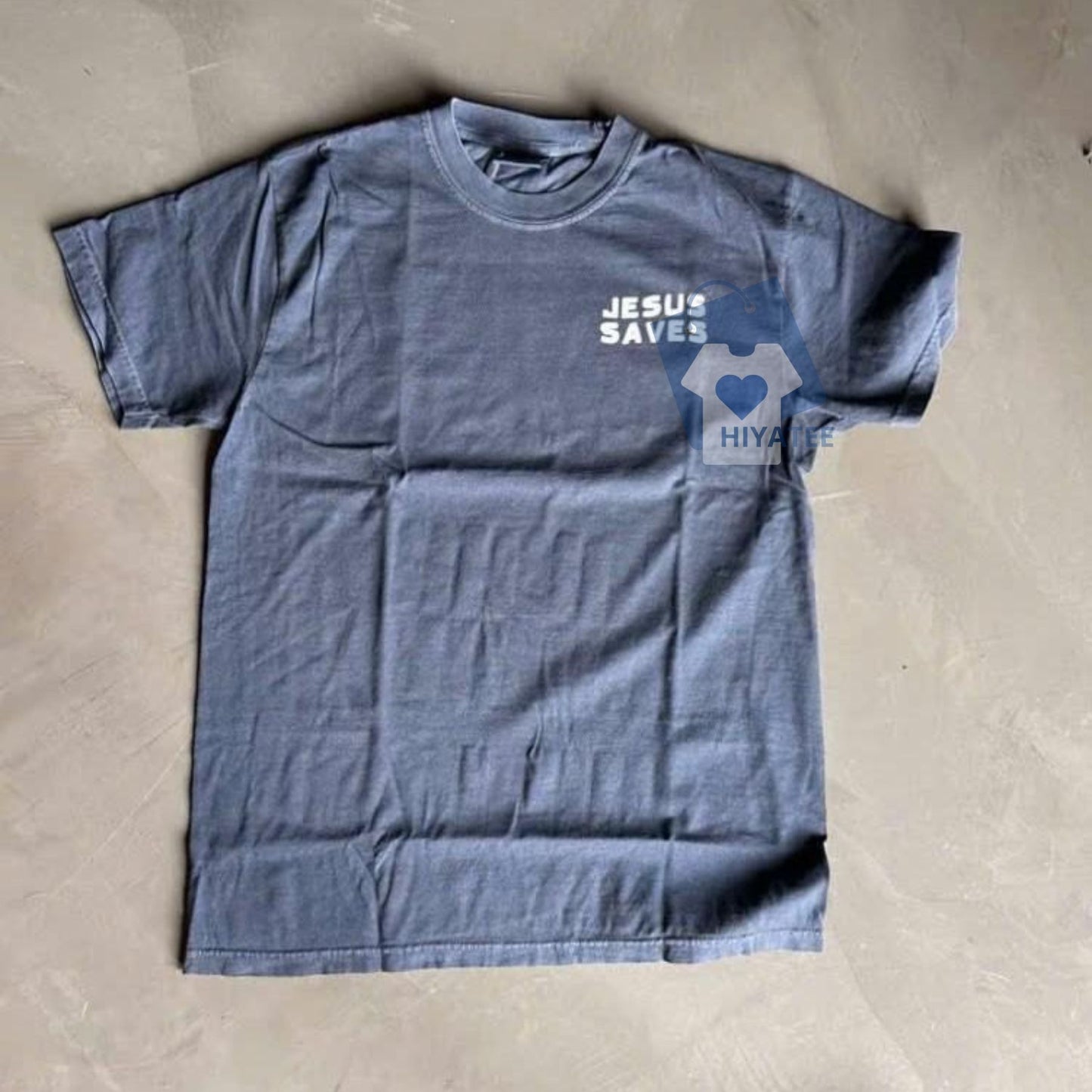 Jesus Saves Shirt – 2-Sided Unisex Cotton Faith Tee