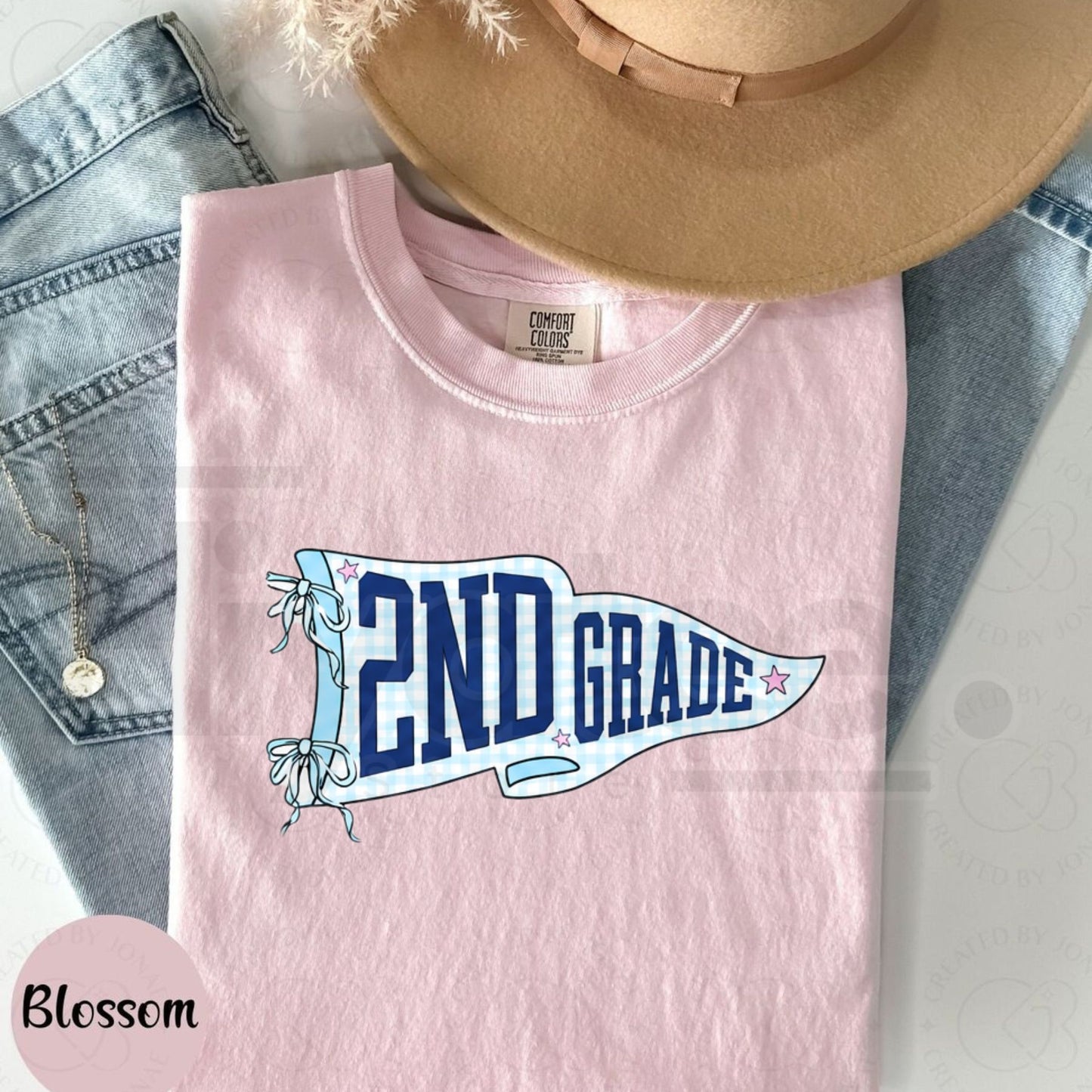 Custom Teacher Team Shirts Comfort Colors – Back to School Grade Level Tees, Personalized First Second Third Fourth Fifth Grade Teacher Gift