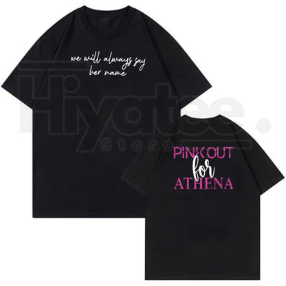 Pink Out For Athena T-Shirt – Justice For Athena Strand Memorial Shirt, Awareness Tee & Support Gift