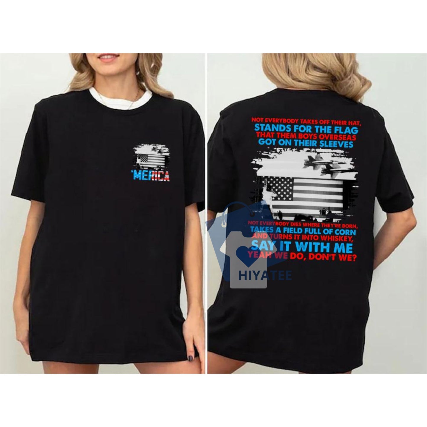 4th of July Two-Sided Vintage Shirt – Country Music Tee, Retro Gift for BFF