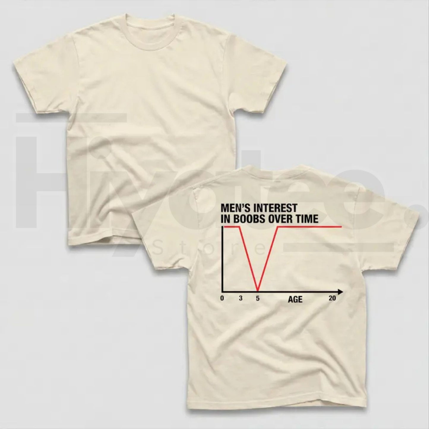 Comfort Colors Men's Interest Graphic Printed Tee – Funny Retro Sarcastic Humor Soft-Washed Ring-Spun Cotton T-Shirt