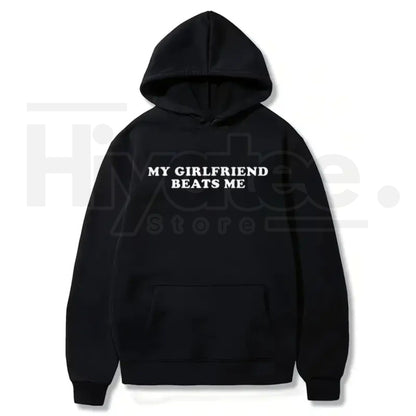 "My Girlfriend Beats Me" – Humorous Relationship Couple Aesthetic Top