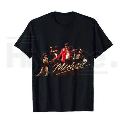 Michael Jackson Iconic Pose T-Shirt – Signature Sparkling Jacket Design Tee, Retro King of Pop Culture Premium Music Fan Gift