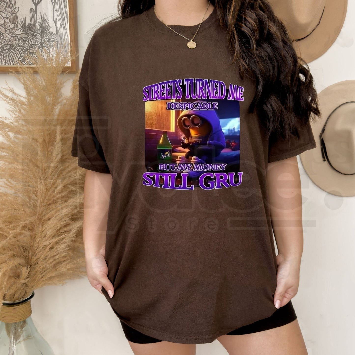 "Streets Made Me Despicable" – Funny Minion Humor Graphic Top