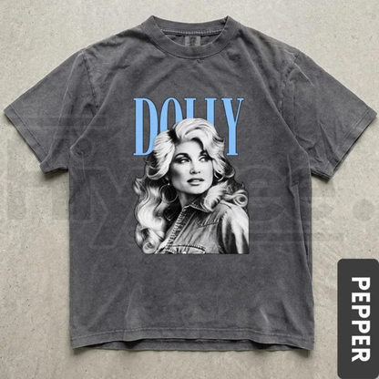Dolly Parton Memorial Shirt Vintage Country Music Tribute Tee Retro Graphic T-Shirt