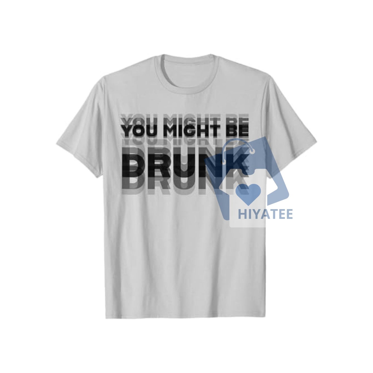 You Might Be Drunk T-Shirt – Men's Funny Summer Graphic Tee, 100% Cotton Crew Neck Shirt, Gradient Print Casual Top