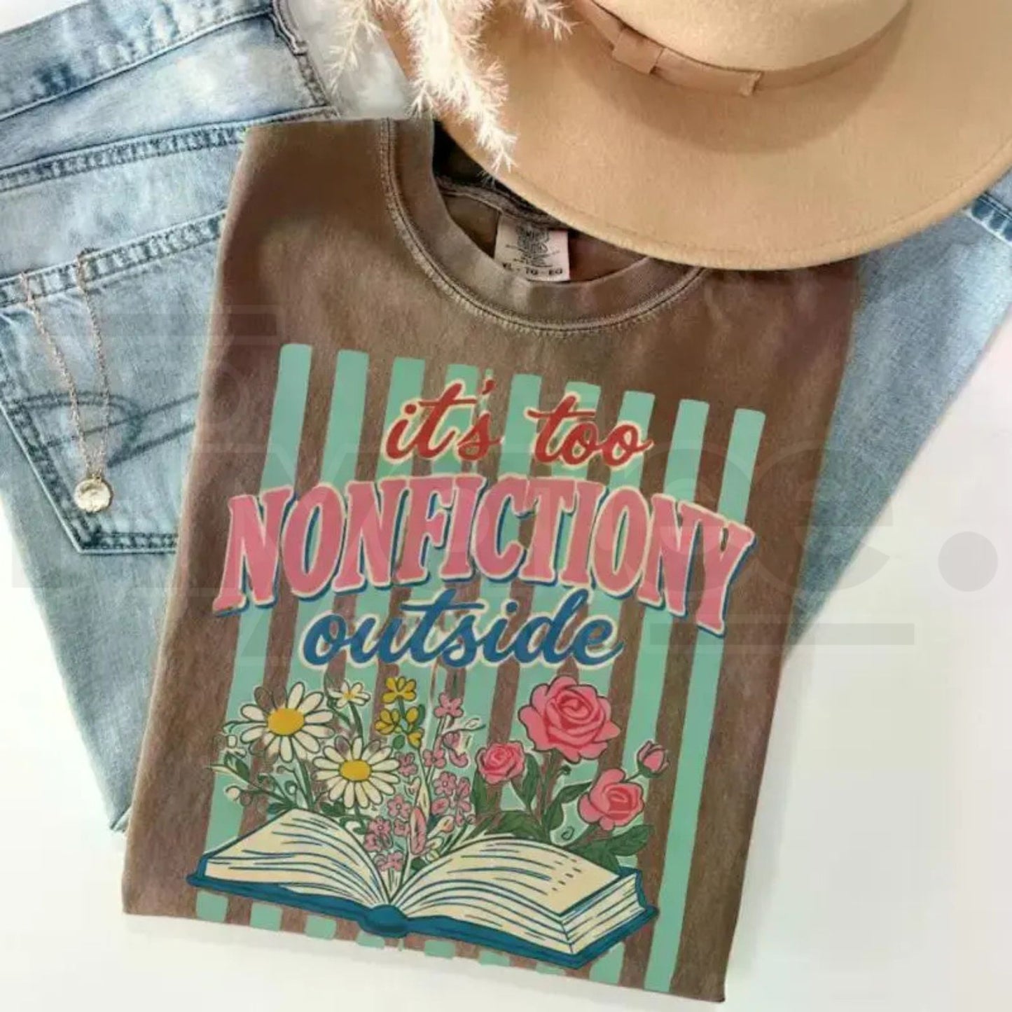 Comfort Colors® Booktrovert Floral Shirt – Cute Book Club Gift for Bookworms