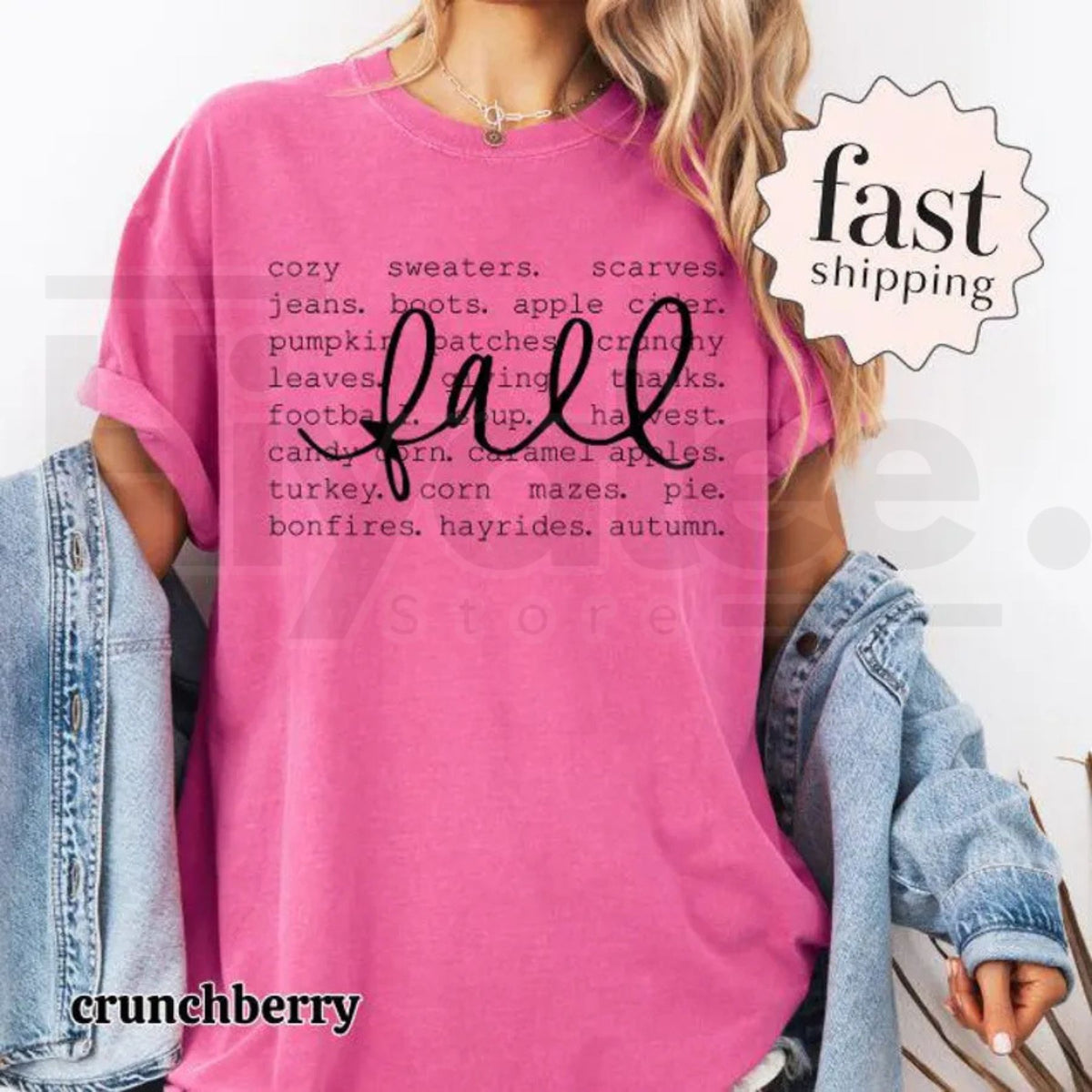 Comfort Colors Cozy Fall Autumn Favorites Pumpkin Patch Tee