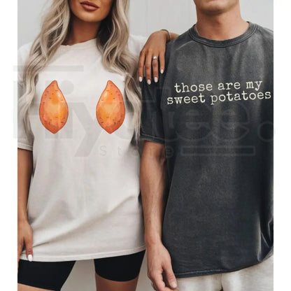 Comfort Colors Funny Sweet Potato Couples Thanksgiving Tee