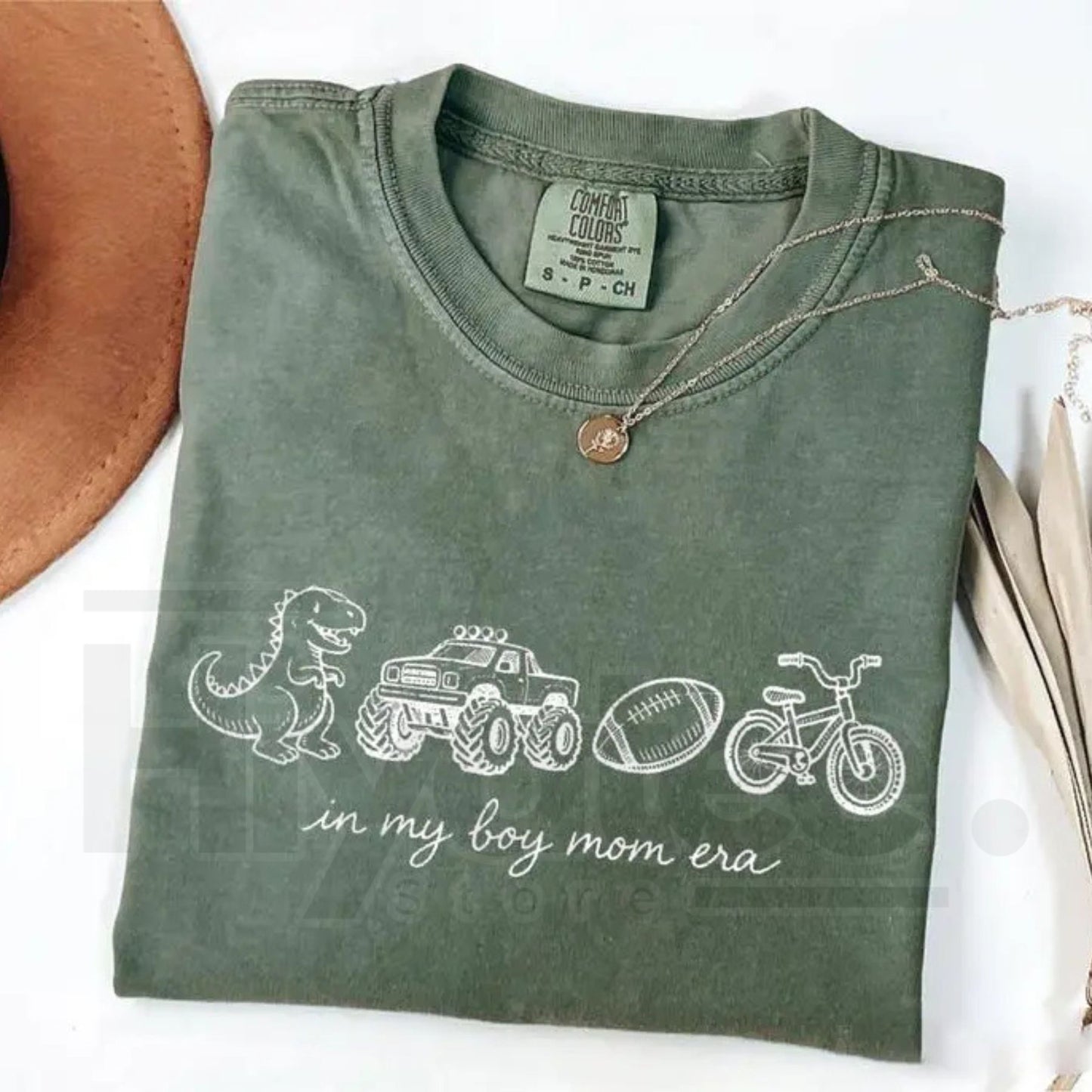 Comfort Colors® In My Boy Mom Era T-Shirt – Trendy Sports & Monster Truck Mama Tee