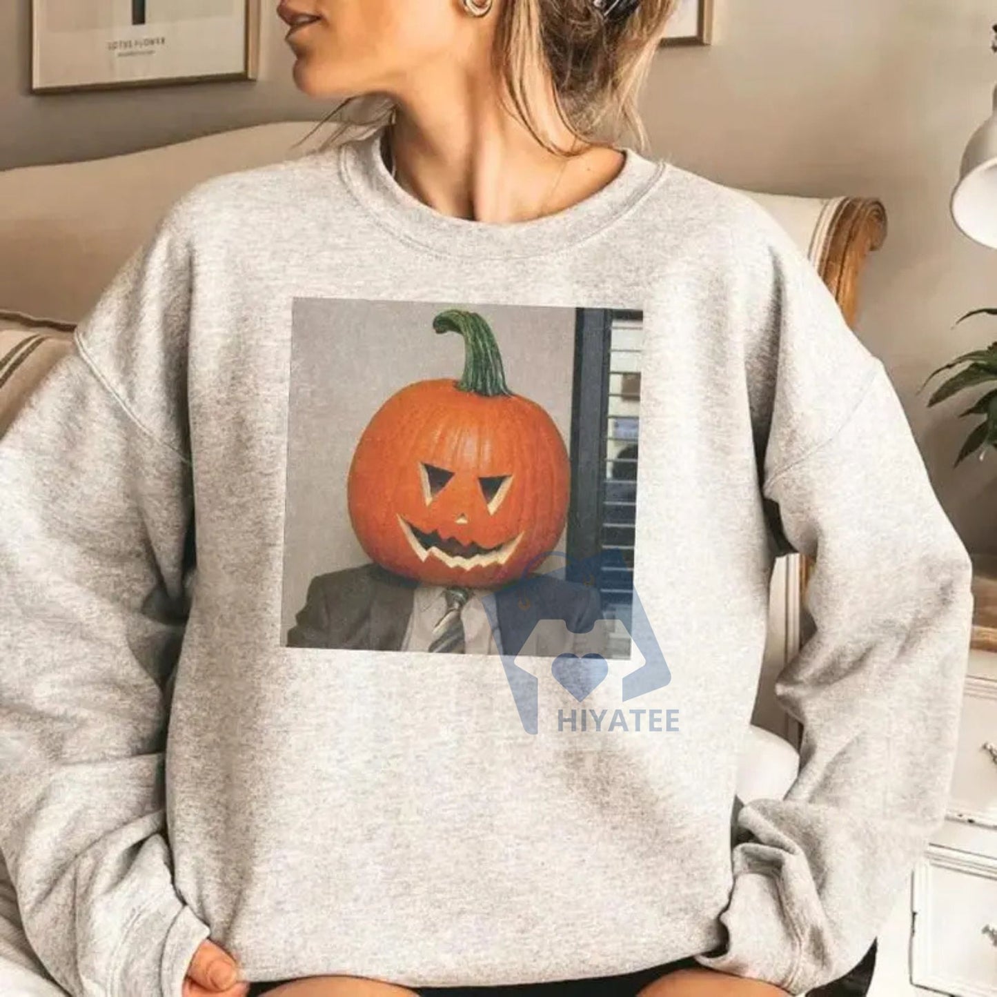 Dwight Pumpkin Head Shirt – Funny The Office TV Show Retro Halloween Tee, Pumpkin Head Halloween Gift for Fans