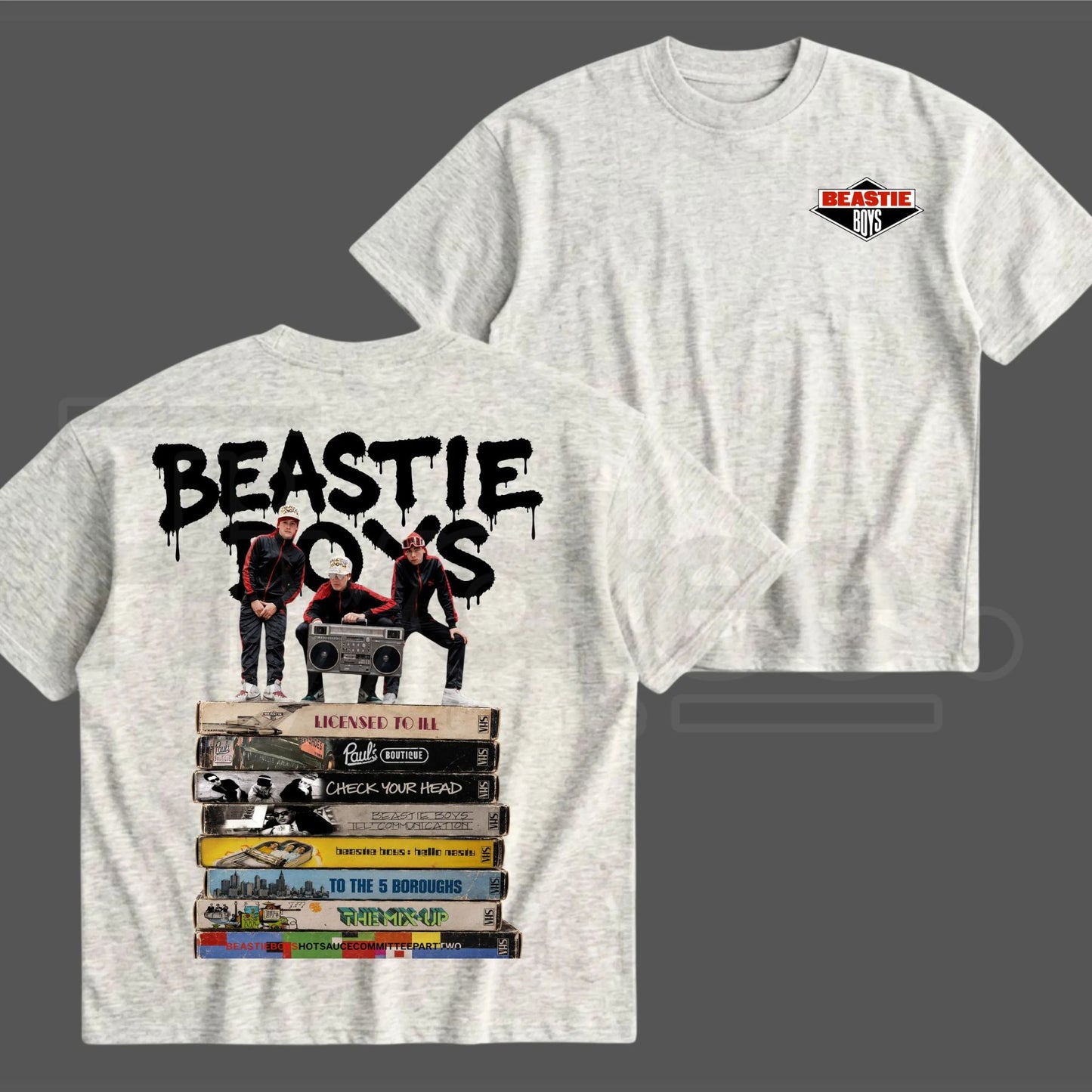 Beastie Boys Vintage Album T-Shirt – 90s Rap Hip Hop Streetwear Tee
