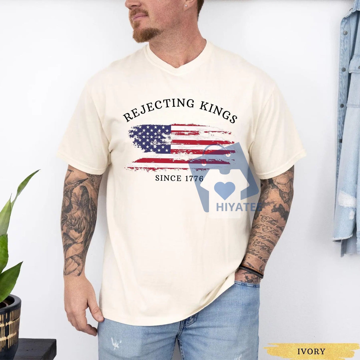 Rejecting Kings Since 1776 Comfort Colors Shirt – Pro-Democracy Protest Tee
