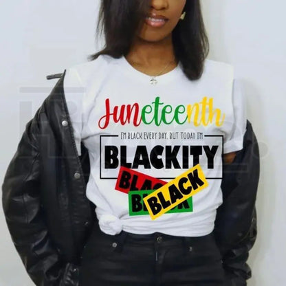 Juneteenth 1865 "Freeish" T-Shirt – Black History & Melanin Pride Graphic Tee, Women's Civil Rights Celebration Shirt