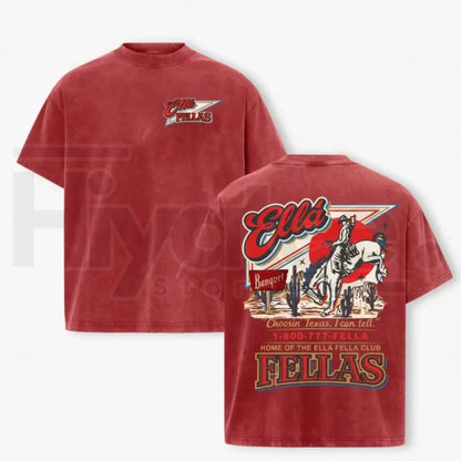 Ella Fellas "Choosin' Texas" Vintage T-Shirt – Cowboy Skeleton Western Graphic Tee